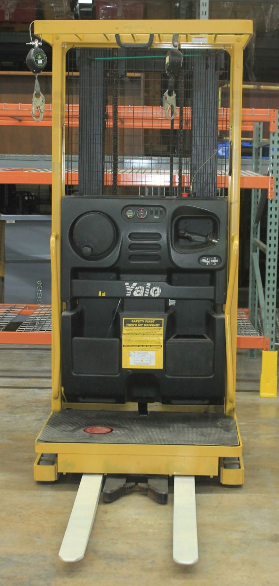 2007 YALE 3000 LBS. CAP ORDER PICKER/FORKLIFT, (WATCH VIDEO)