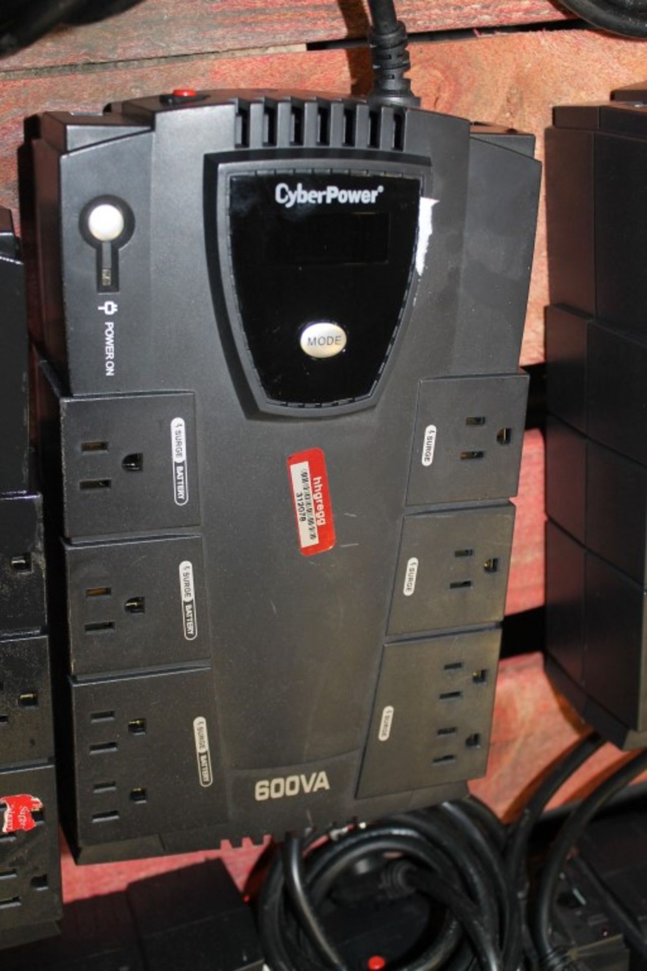 5 PCS OF CYBERPOWER 600VA 8 OUTLETS UPS - Image 2 of 2