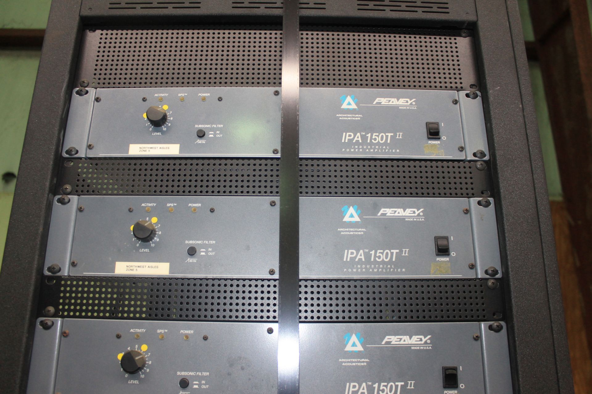 PEAVEY IPA 150T II INDUSTIRAL POWER AMPLIFIER STATION - Image 2 of 4