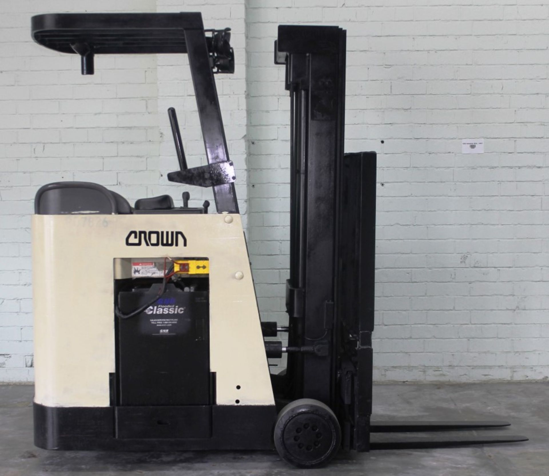 2003 CROWN 3000 LBS. CAPACITY ELECTRIC STAND UP FORKLIFT, (WATCH VIDEO)