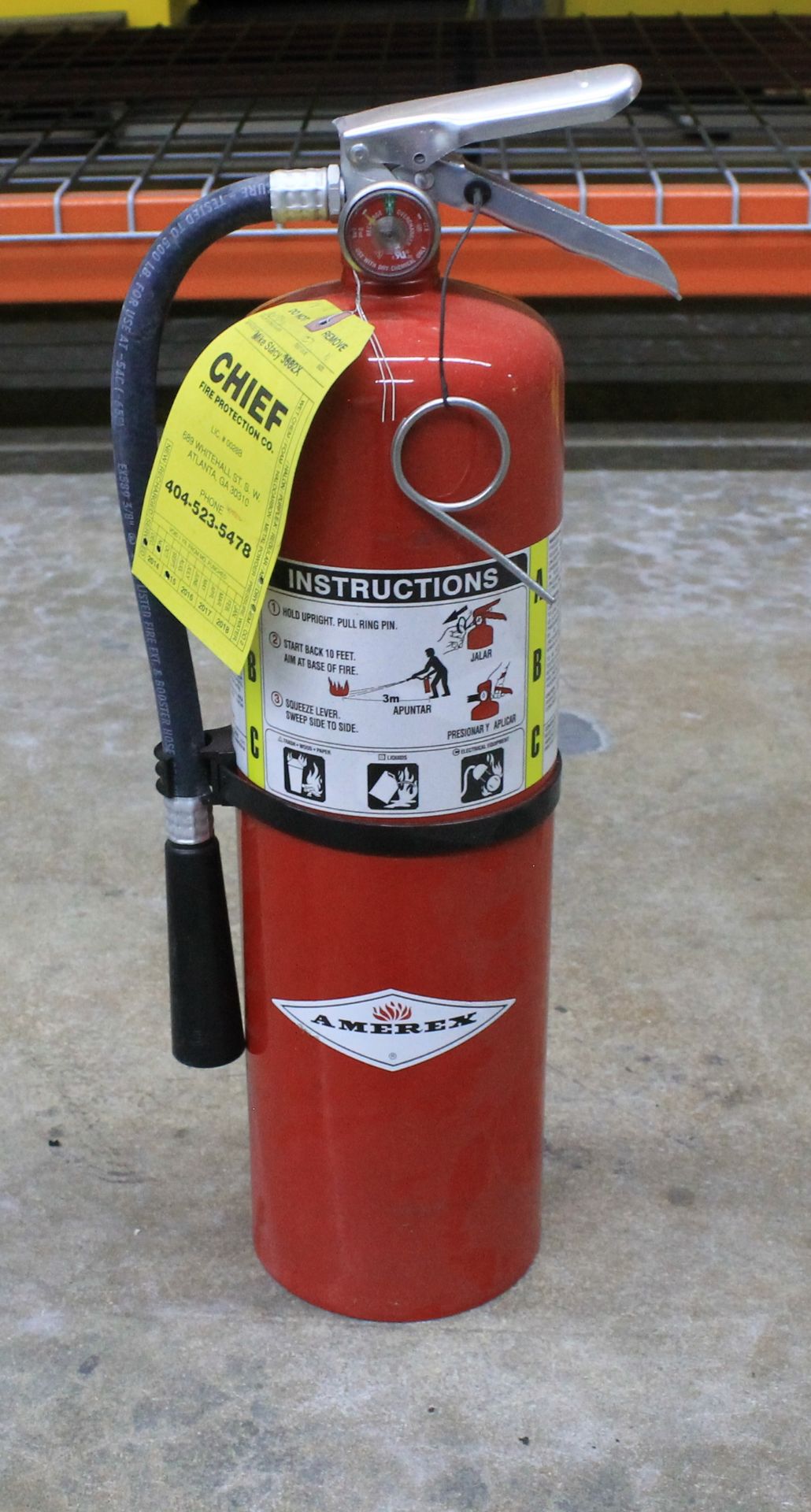 5 PCS OF FIRE EXTINGUISHER - CLASS ABC 10LB