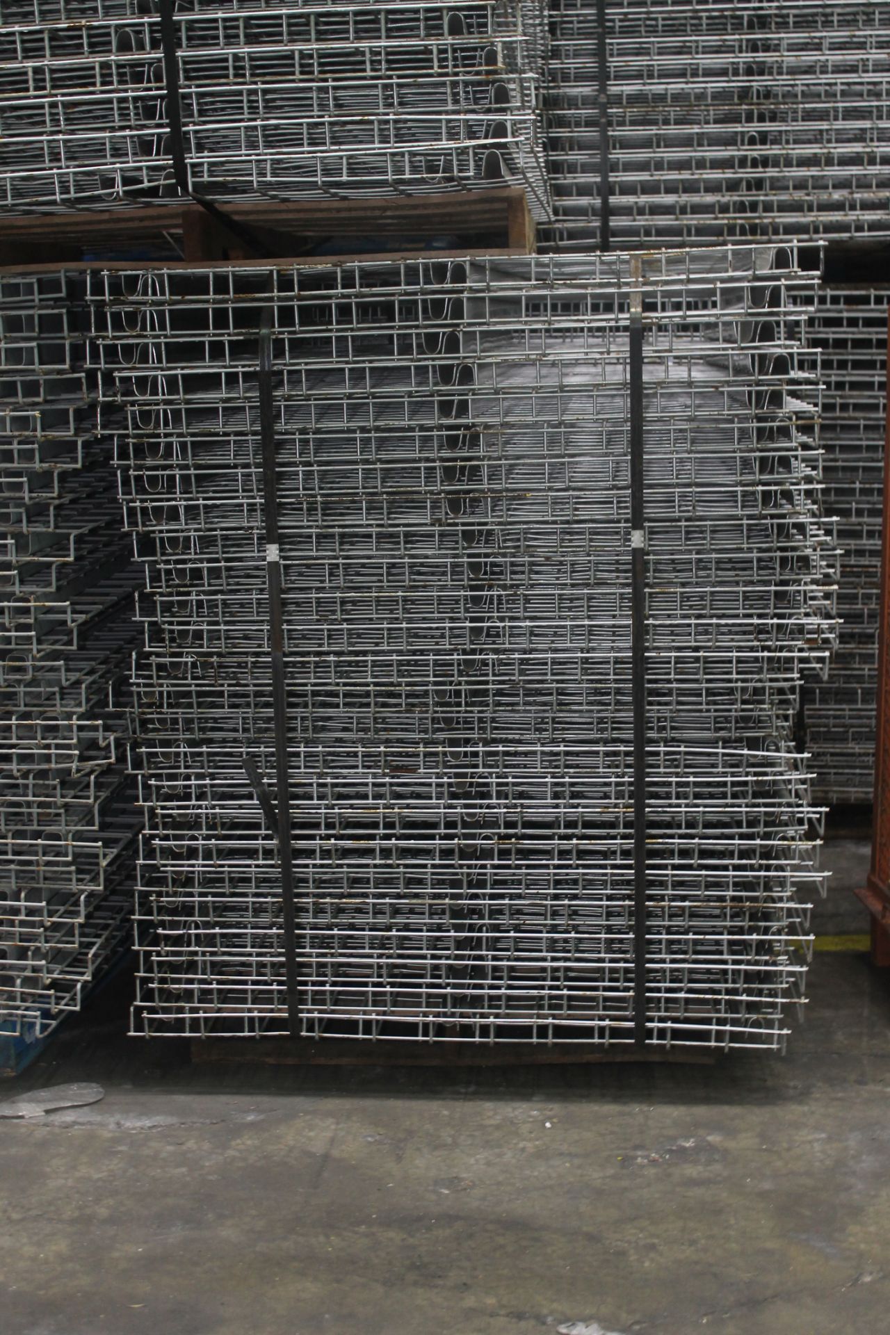 28 BAYS OF TEARDROP STYLE PALLET RACK, SIZE: 78"H x 60"D X 138"W - Image 2 of 5