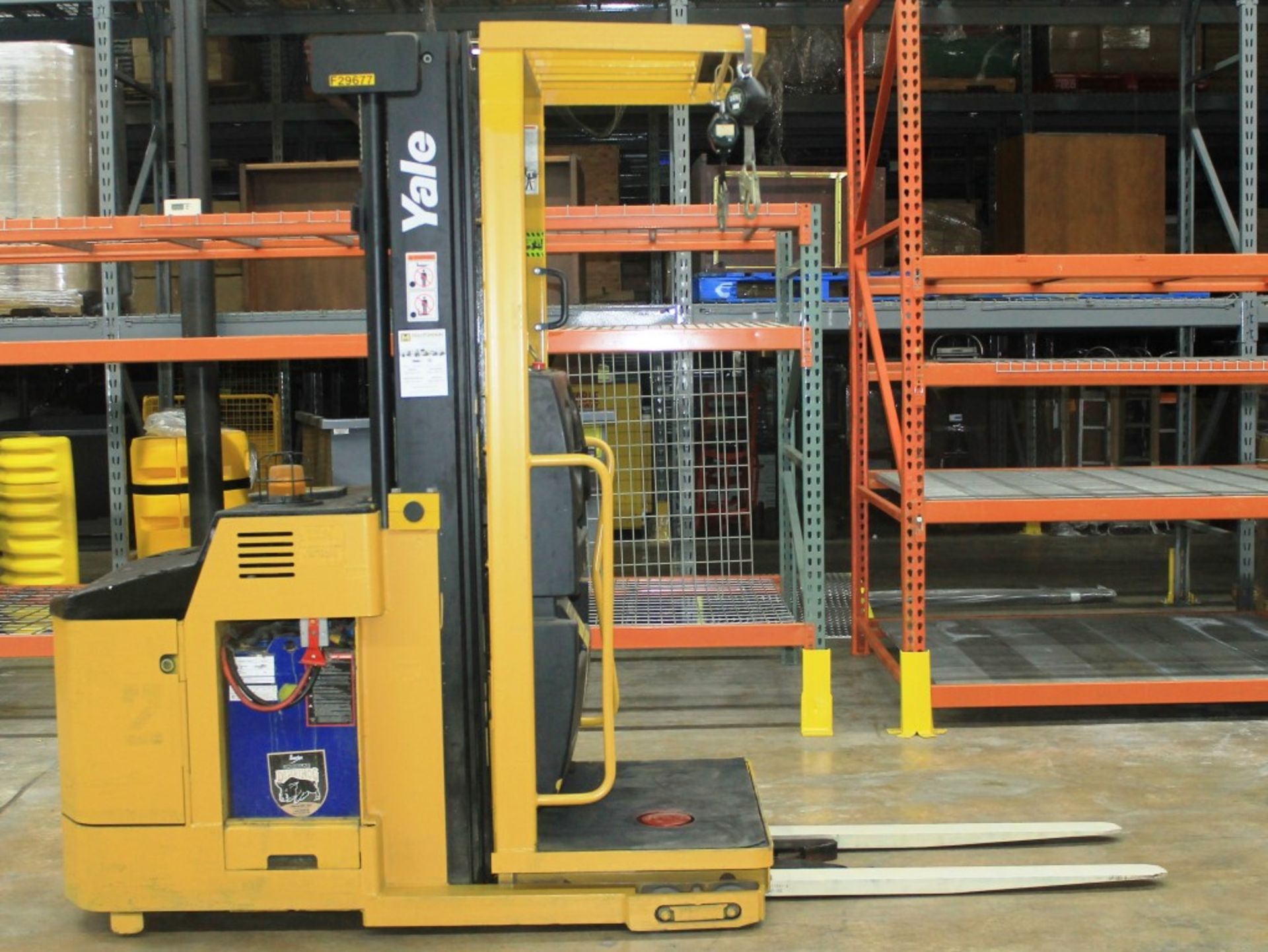 2007 YALE 3000 LBS. CAP ORDER PICKER/FORKLIFT, (WATCH VIDEO)