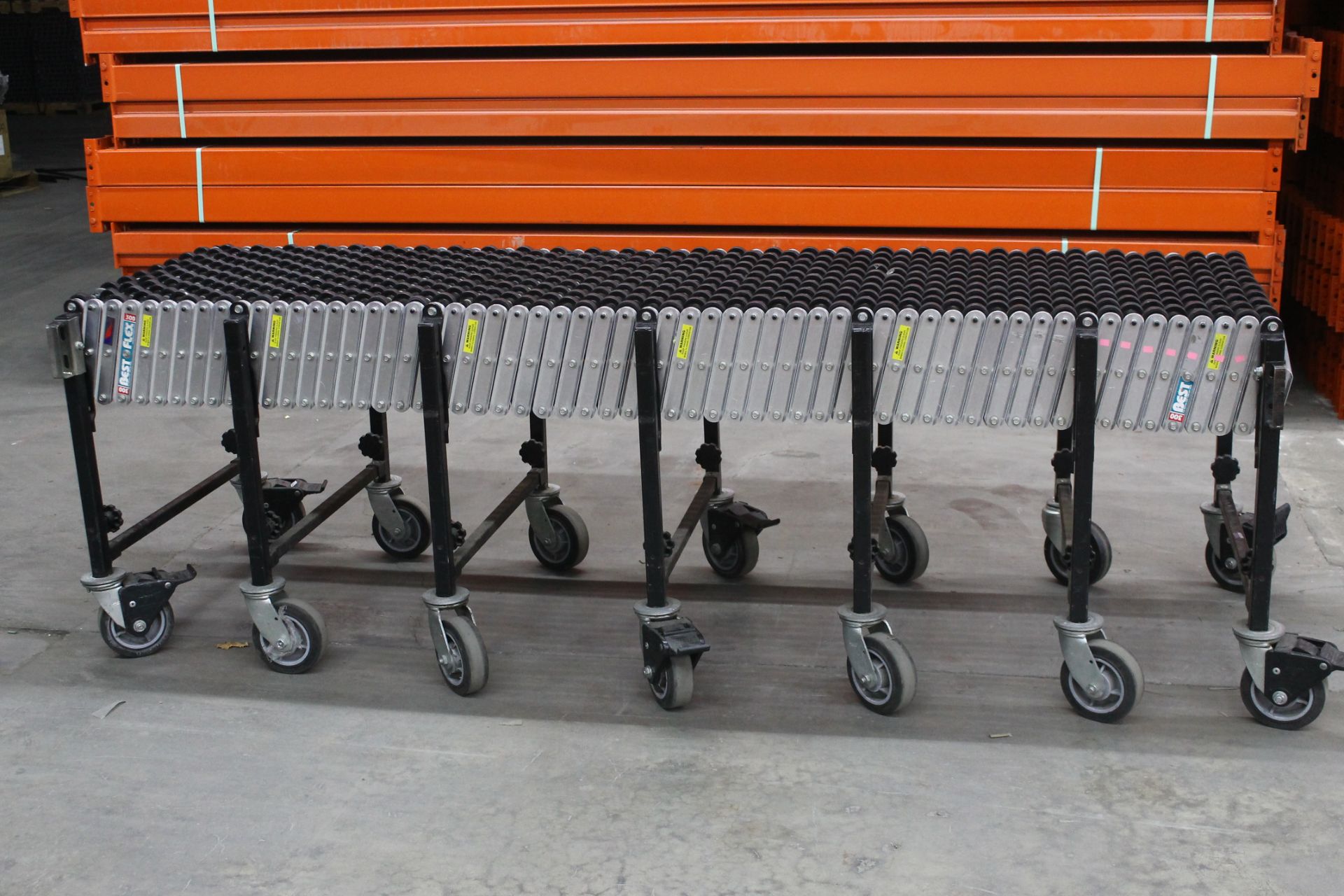 BEST FLEX SKATE WHEEL CONVEYOR 90"L X 30"H X 24"W - Image 4 of 4