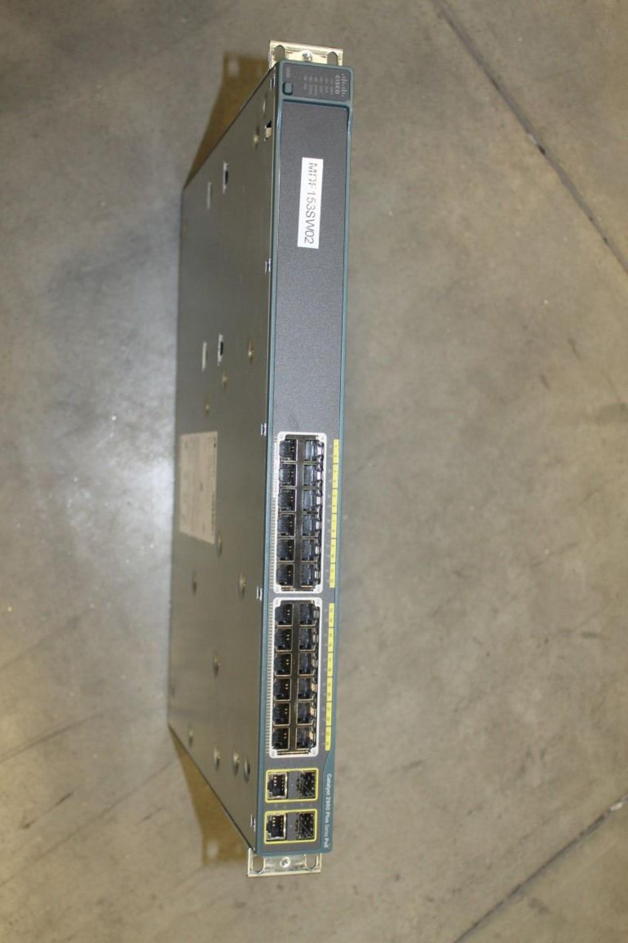 CISCO 2960 SERIES 24 PORT POE SWITCH WITH CISCO - GLC-SX-MM 1000BASE SX SFP (MINI-GBIC) - Image 2 of 2