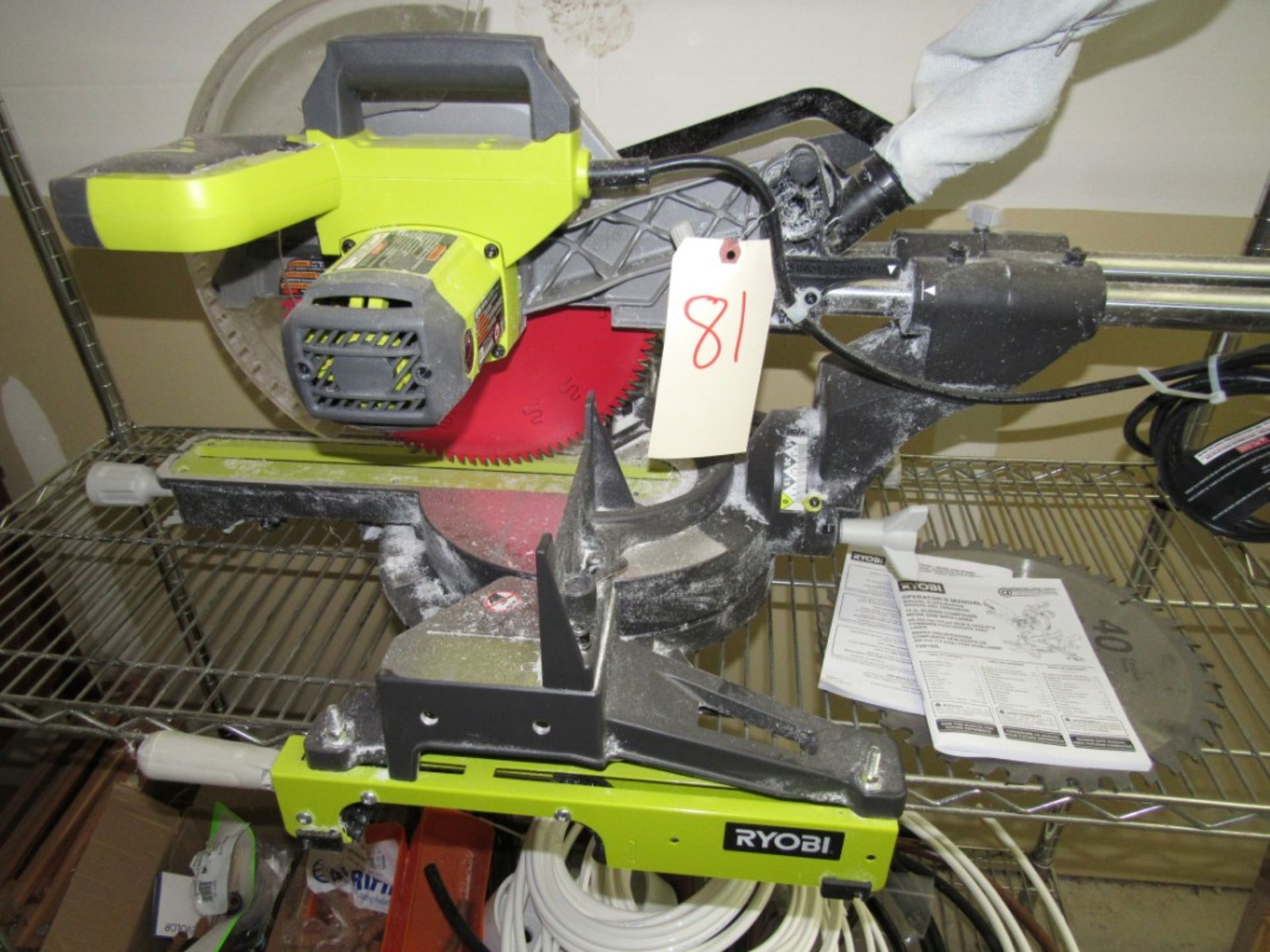 RYOBI 12" SLIDING COMPOUND MITER SAW W/LASER; TS5120L