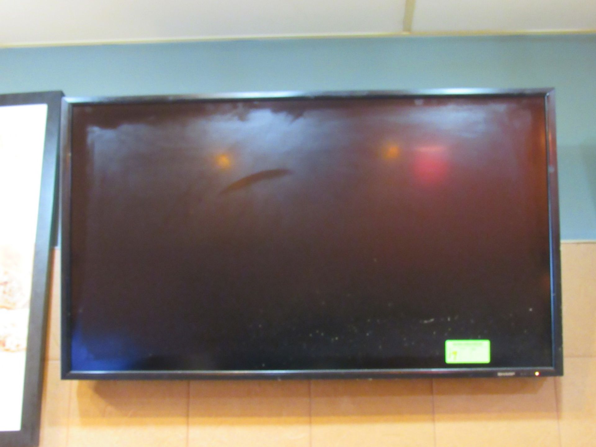 52" SHARP MONITOR WITH BRACKET