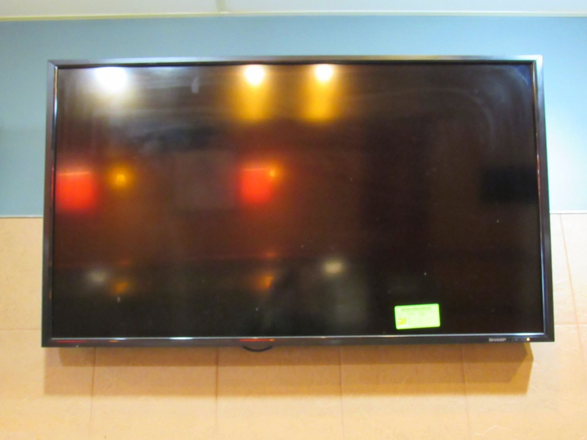 52" SHARP MONITOR WITH BRACKET