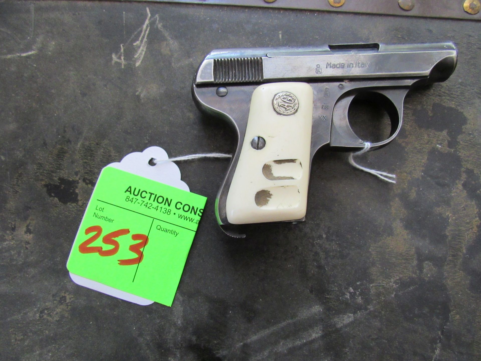 AG Soc it FFLI Galesi Brescia 6.35mm caliber semi-automatic pistol - Image 2 of 2
