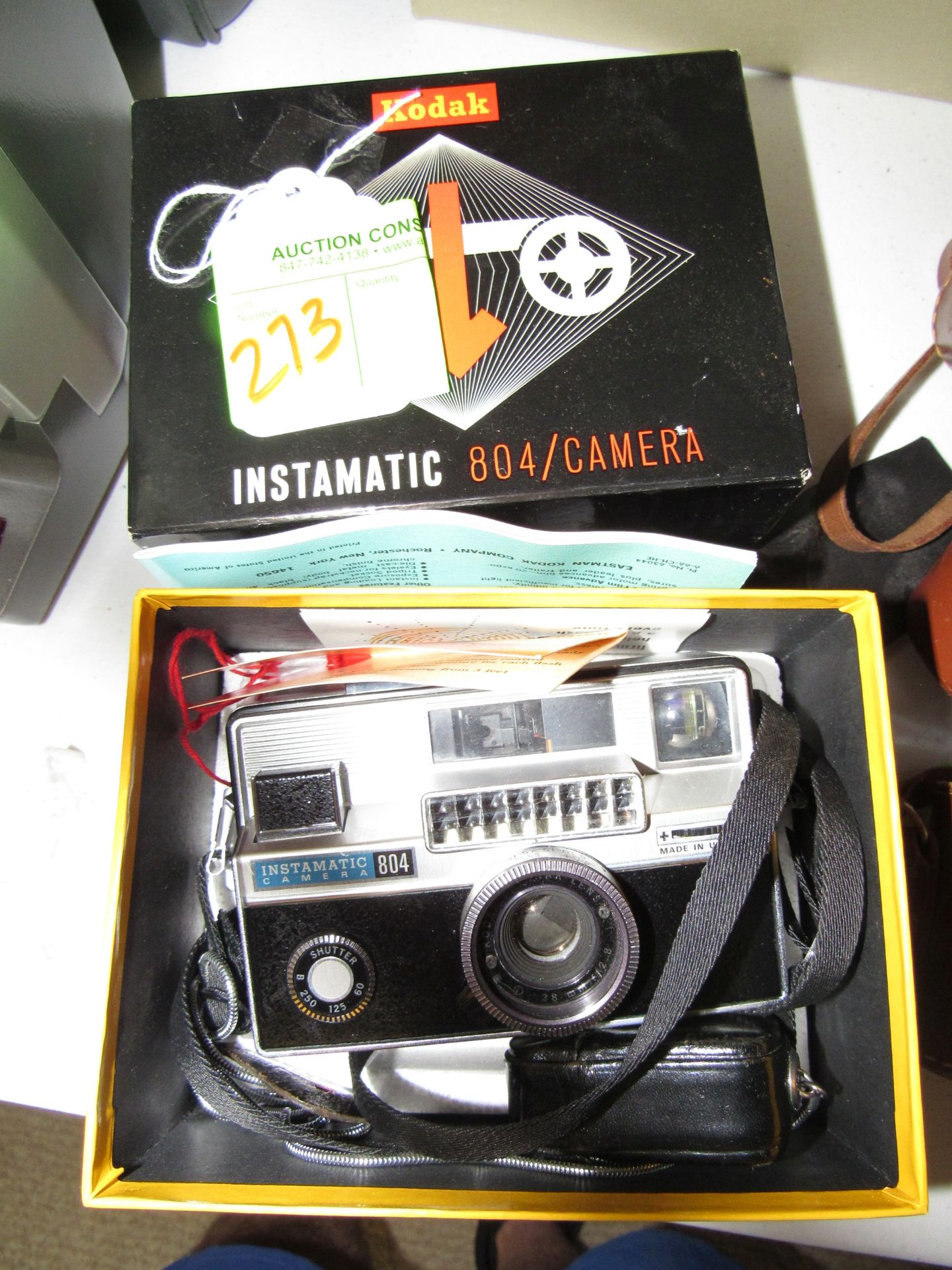 Kodak Instamatic 804 camera, like new in box