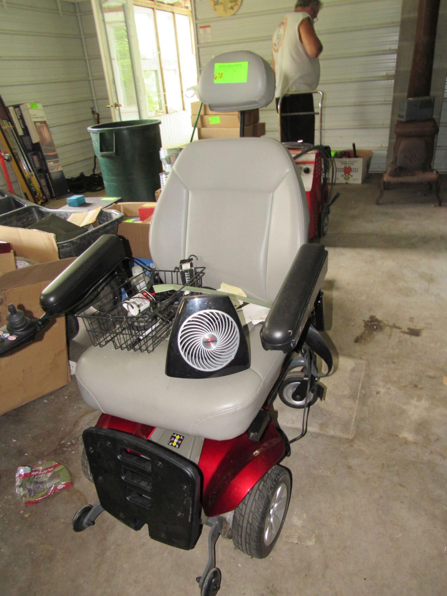 Motorized chair from the Scooter Store