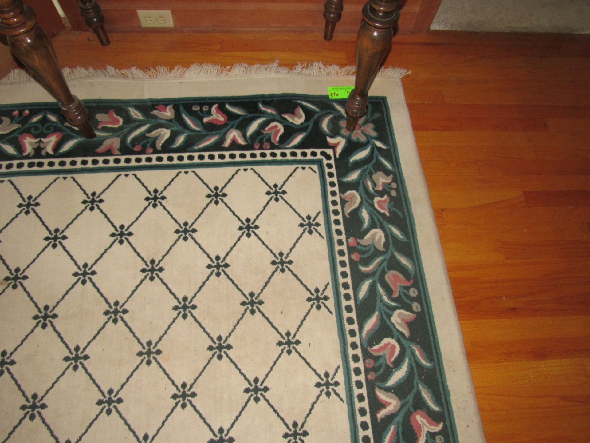 Area rug, size 8' x 12'