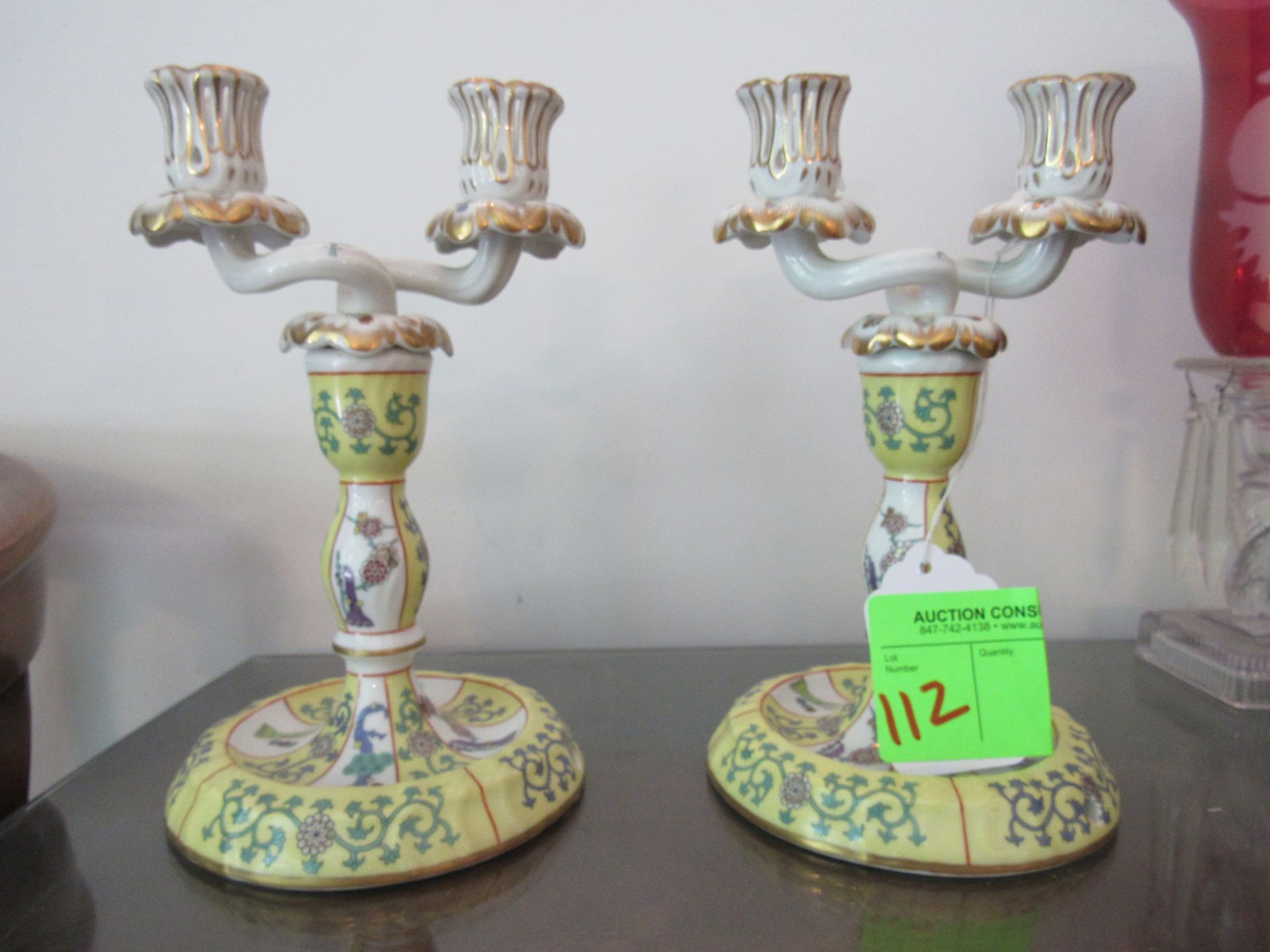 Herend candlesticks