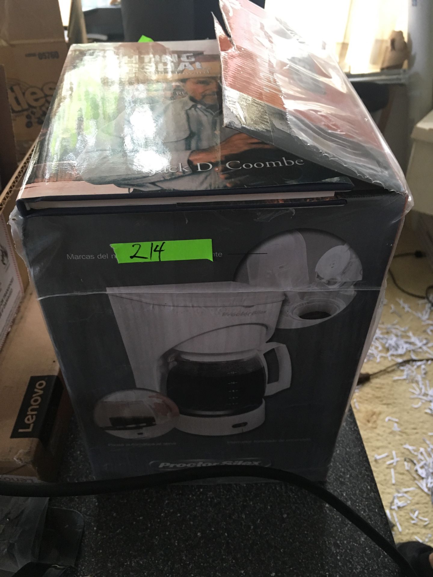 Proctor silex coffee maker in box