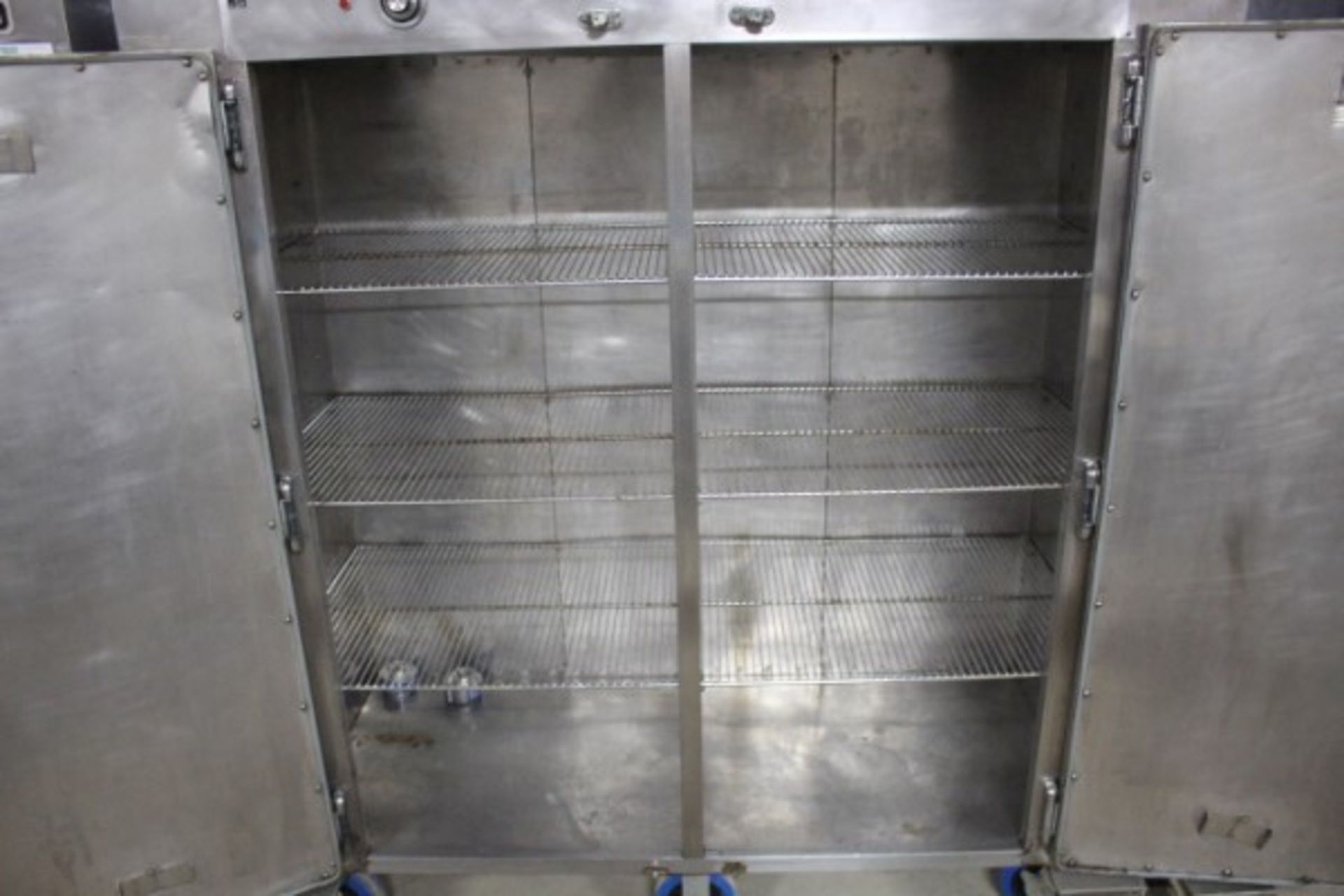 *Lot of 2 mobile food warming cabinets* - Image 3 of 4