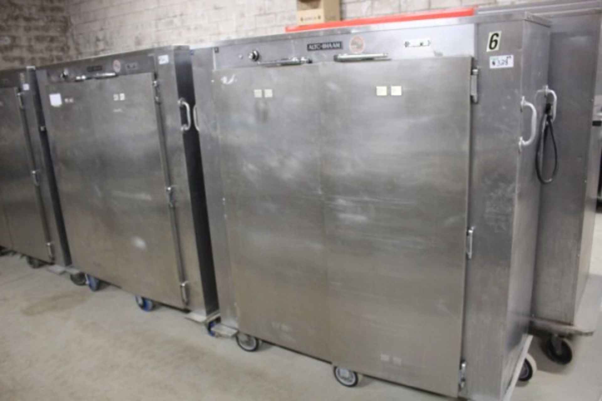 *Lot of 2 mobile food warming cabinets*