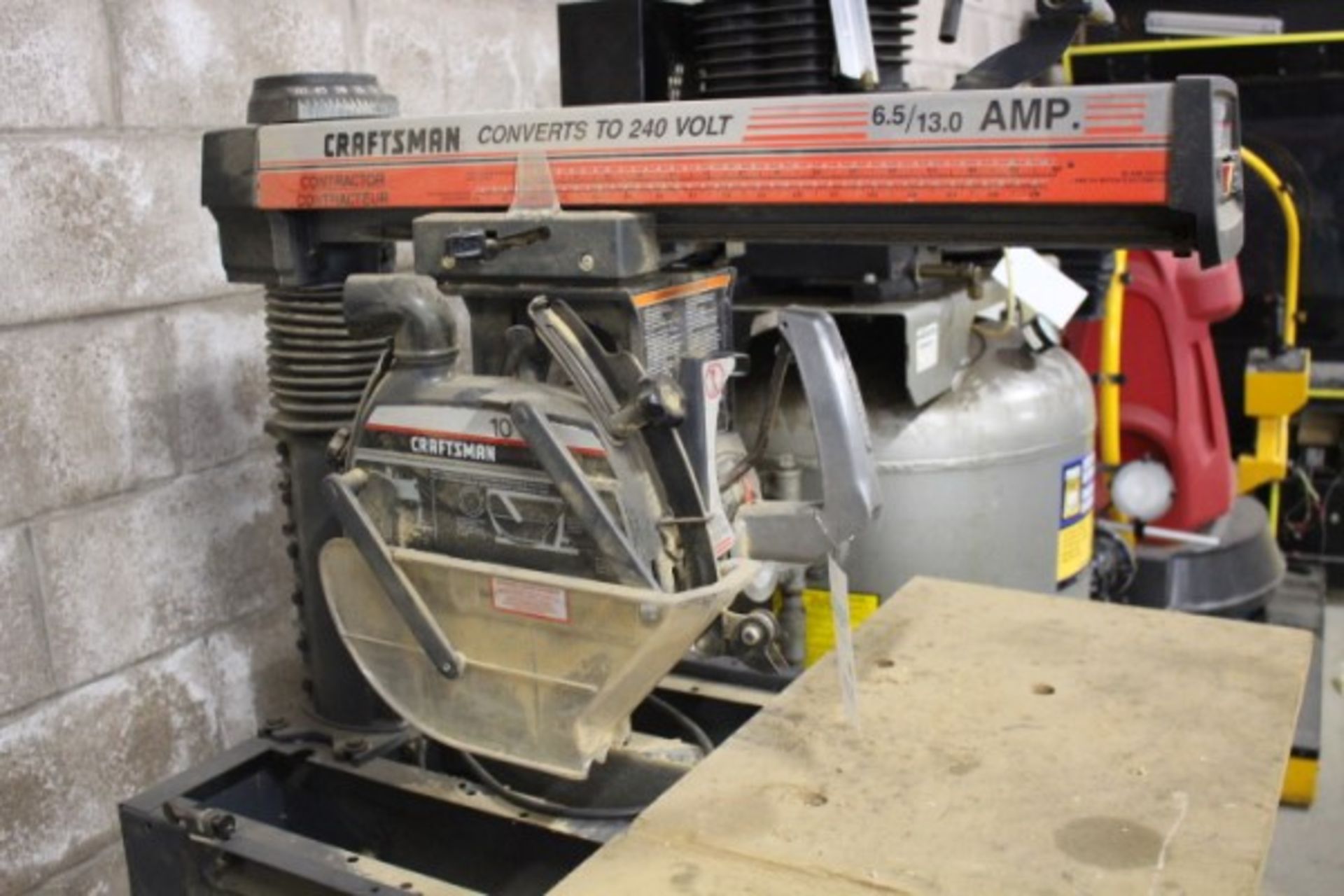 Craftsman Radial Arm Saw on Stand 120v converts to 240v - Image 2 of 3