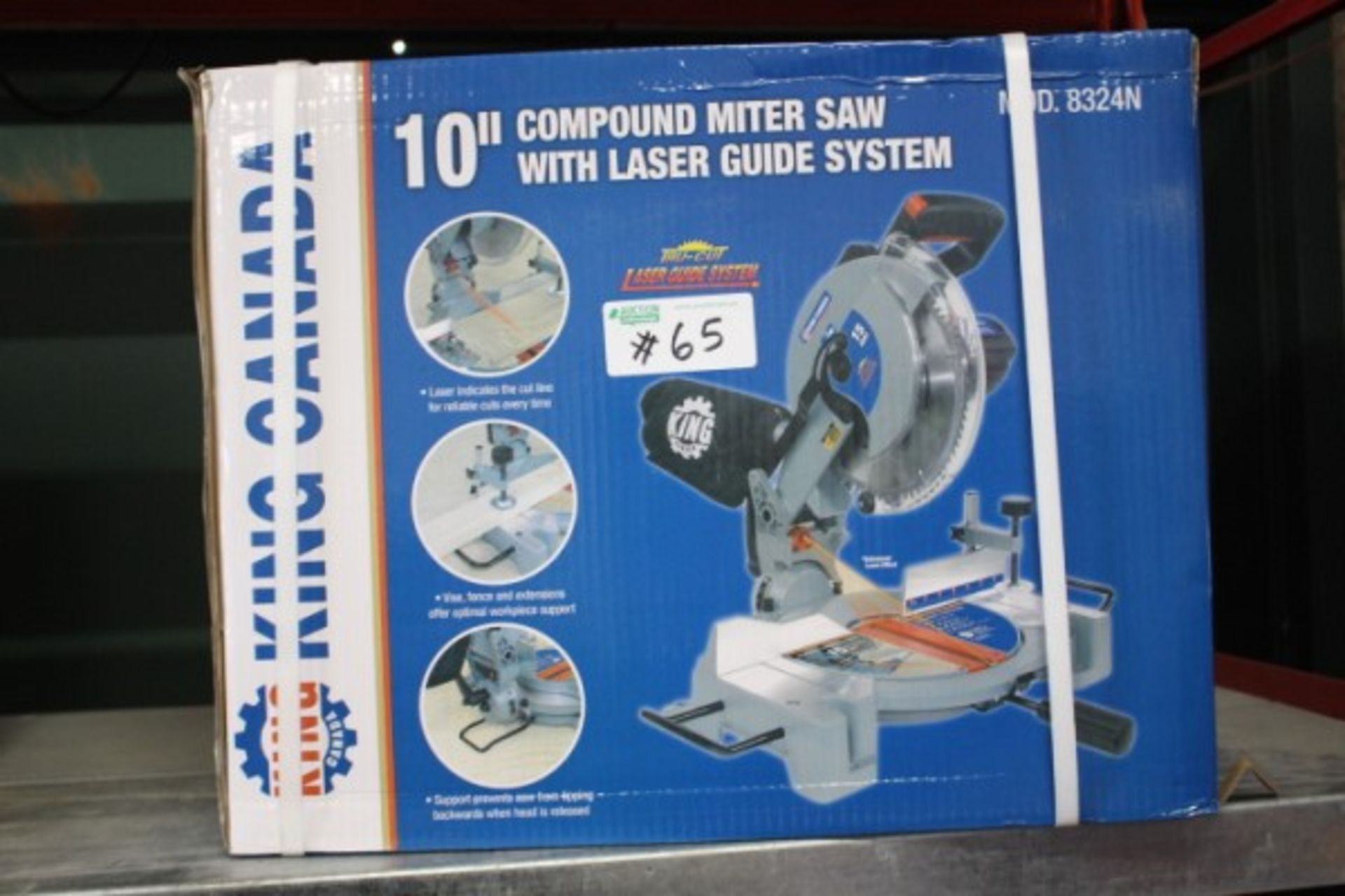 New King Canada 10" Compound Miter Saw with Laser Guide M#8324