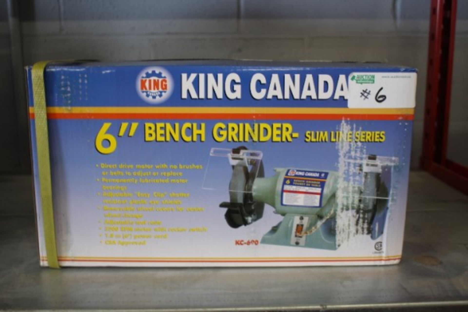 King Canada 6" Bench Grinder