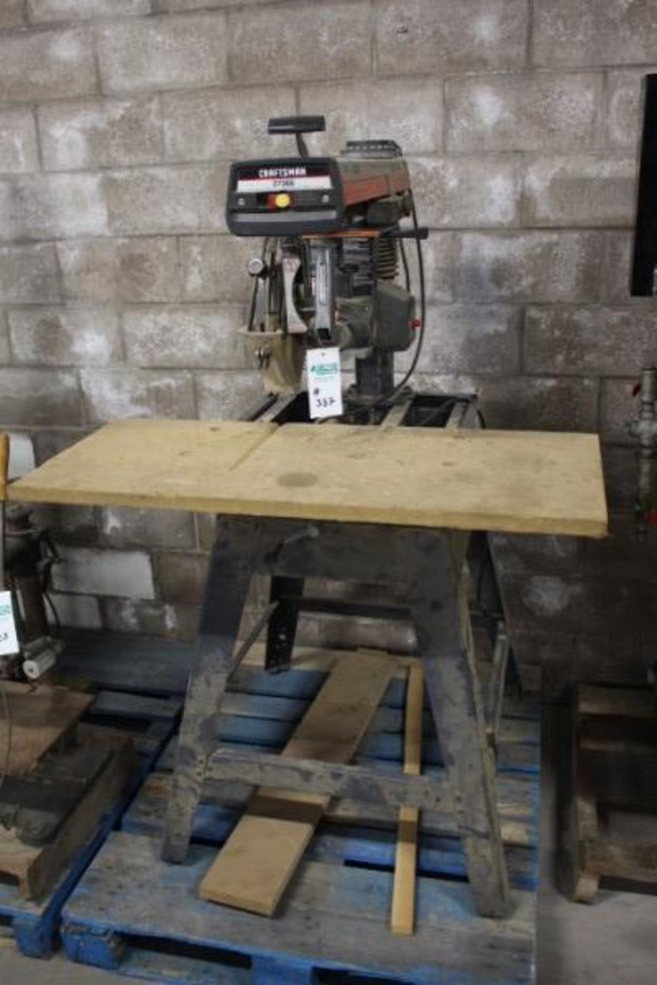 Craftsman Radial Arm Saw on Stand 120v converts to 240v