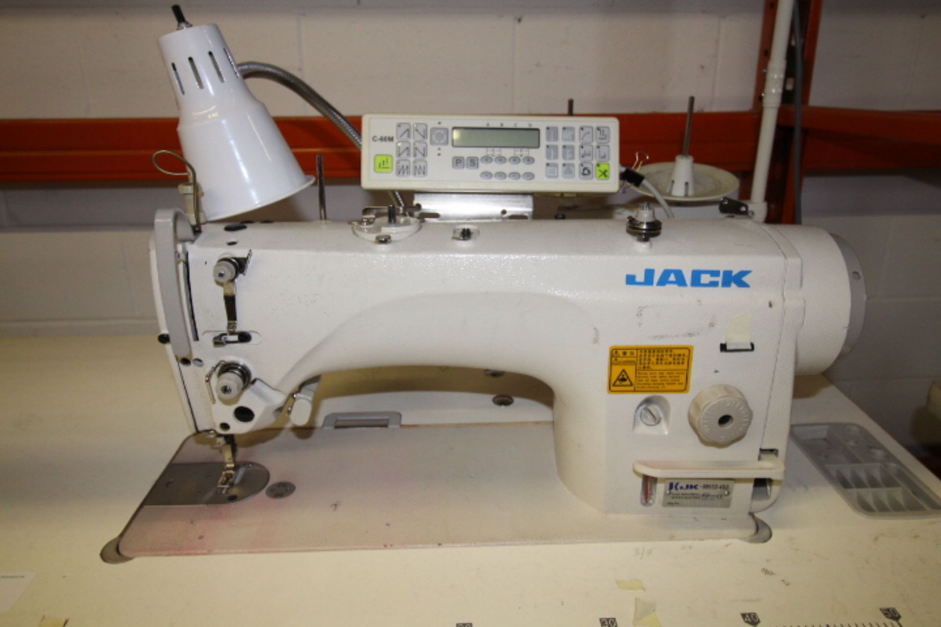 Jack Straight Stitch Sewing Machine 230 volt 1 phase, M#JK8995S-455 - Image 2 of 3