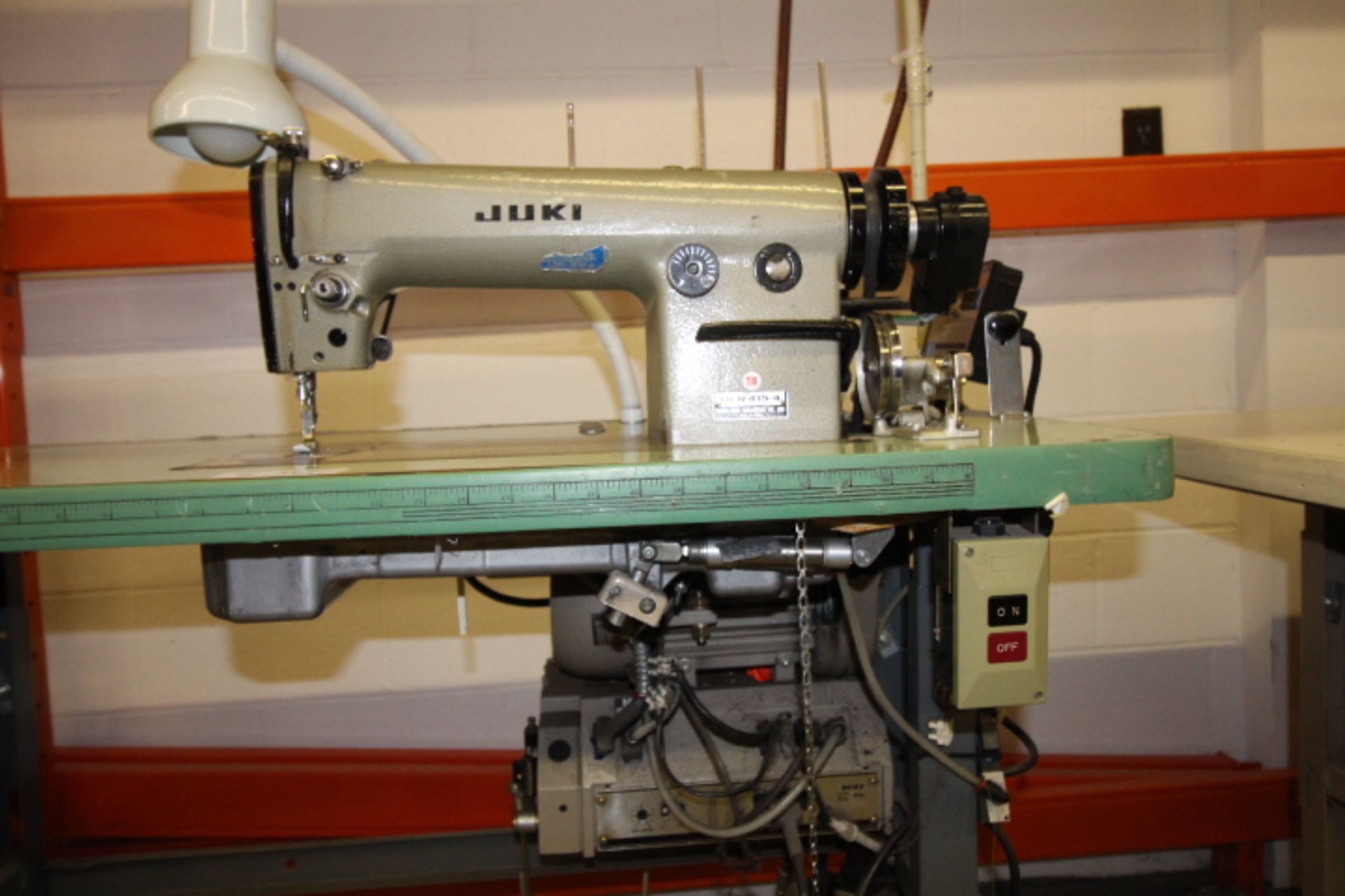 Juki Straight Stitch Sewing Machine 3phase Pneumatic, M#DLN-415-4 - Image 3 of 3