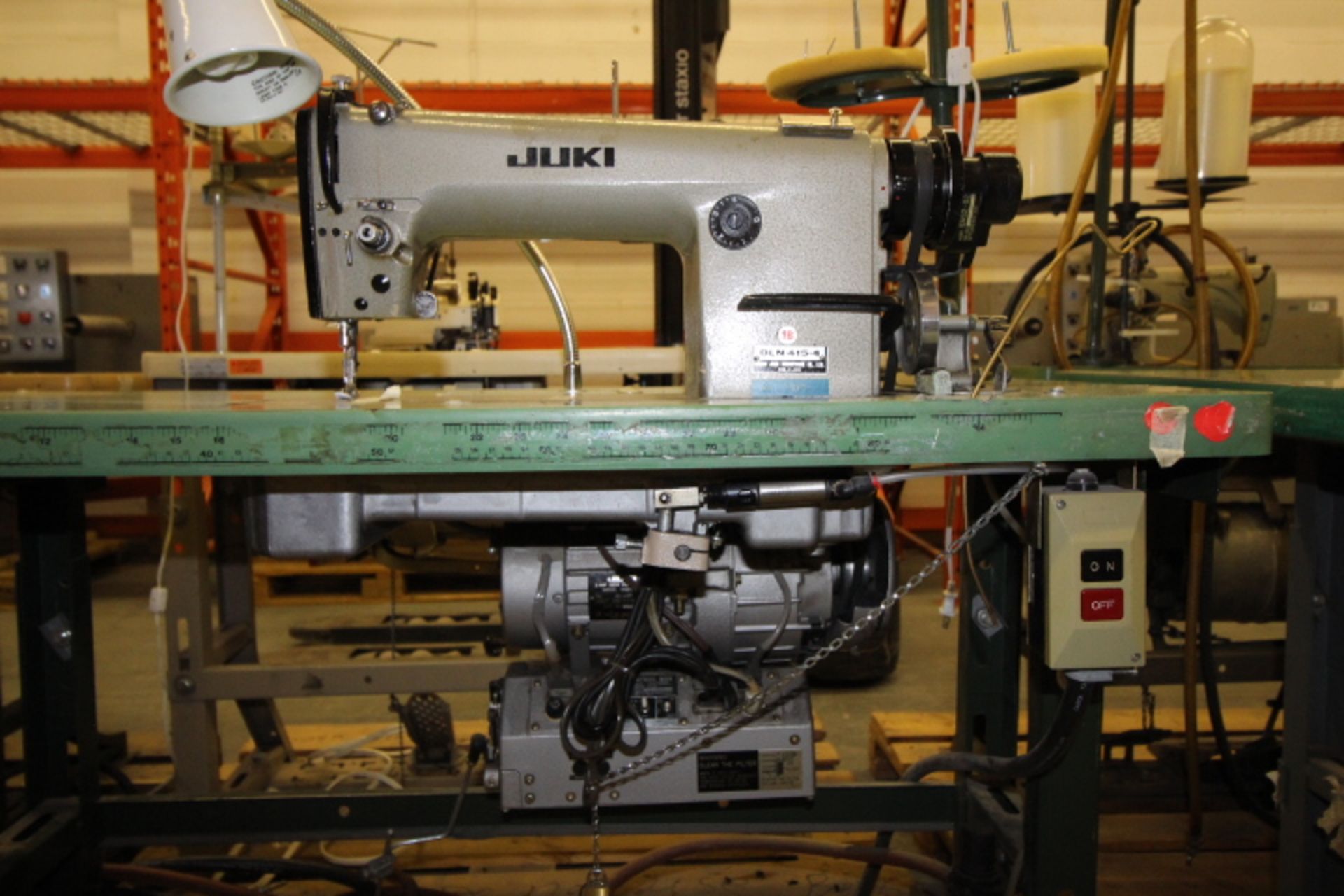 Juki Straight Stitch Sewing Machine 3phase Pneumatic, M#DLN 415-4 - Image 3 of 3