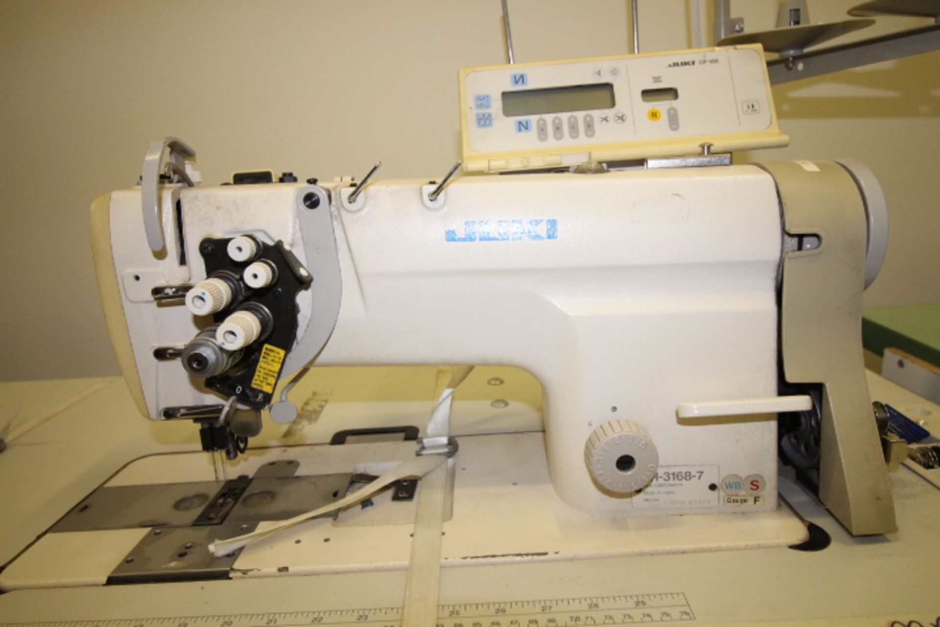 Juki Double Needle Sewing Machine 110volt Single Phase, M#LH-3168-7 - Image 2 of 3