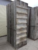 (18) Wall-Ties 36" x 9' aluminum concrete forms, smooth, 6-12 hole pattern