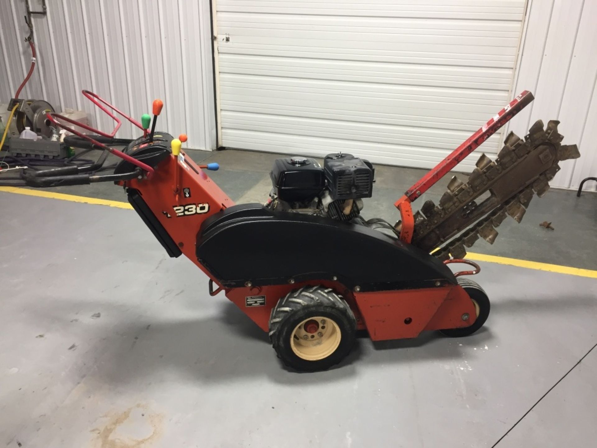2007 Walk-behind Ditch Witch 1230 Trencher, Honda GX340, 11 HP - Image 4 of 5