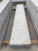 (3) Wall-Ties 17" x 9' aluminum concrete forms, smooth, 6-12 hole pattern