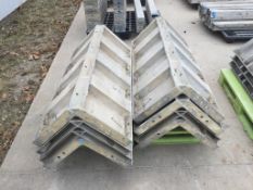 (8) Wall-Ties 14" x 14" x 4' Wraps aluminum concrete forms, smooth, 6-12 hole pattern