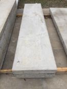 (5) Wall-Ties 24" x 9' aluminum concrete forms, smooth, 6-12 hole pattern