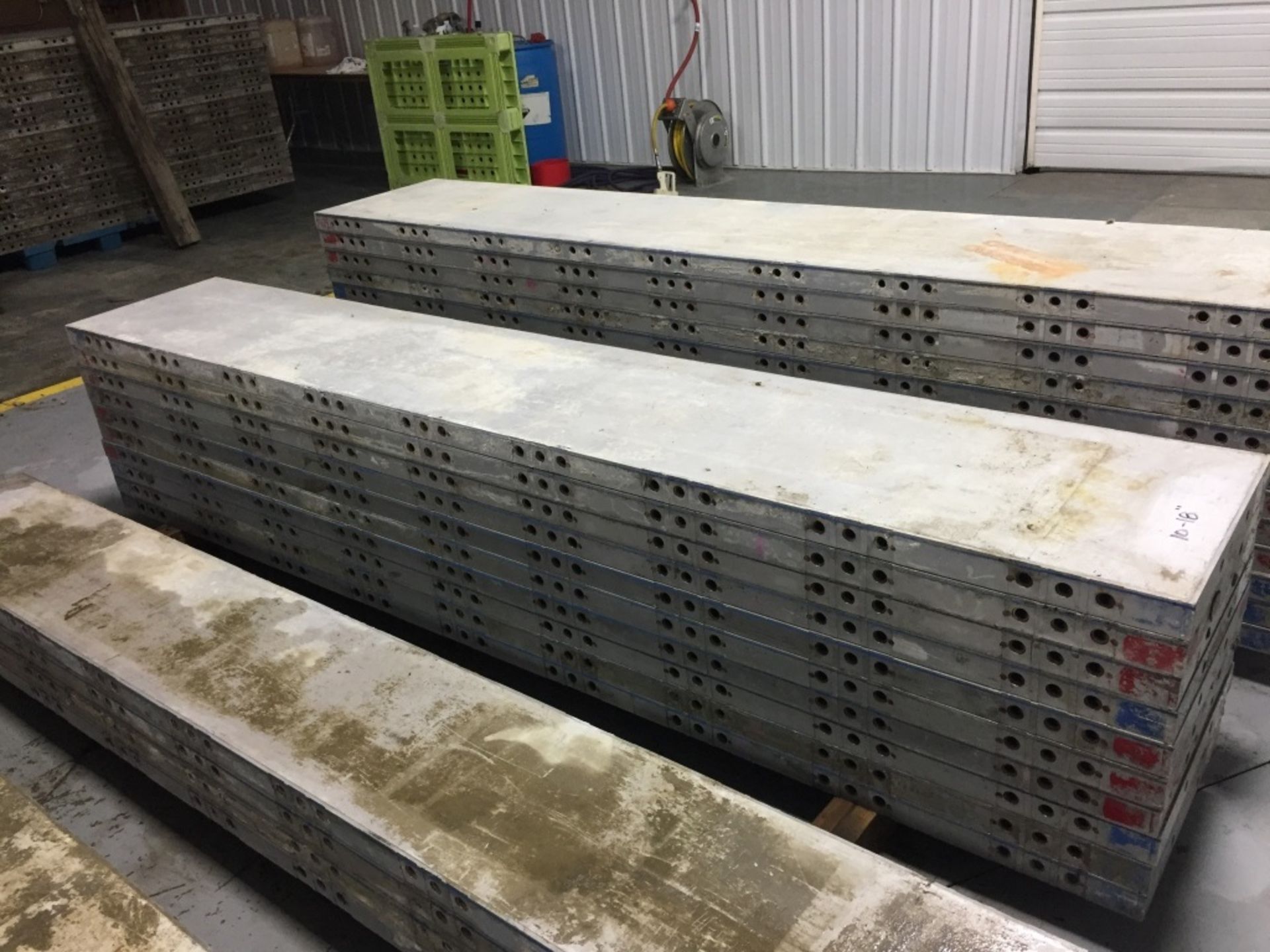 (10) Western Elite 18" x 9' Aluminum Concrete Forms, Smooth, 6-12 HP - Image 2 of 3