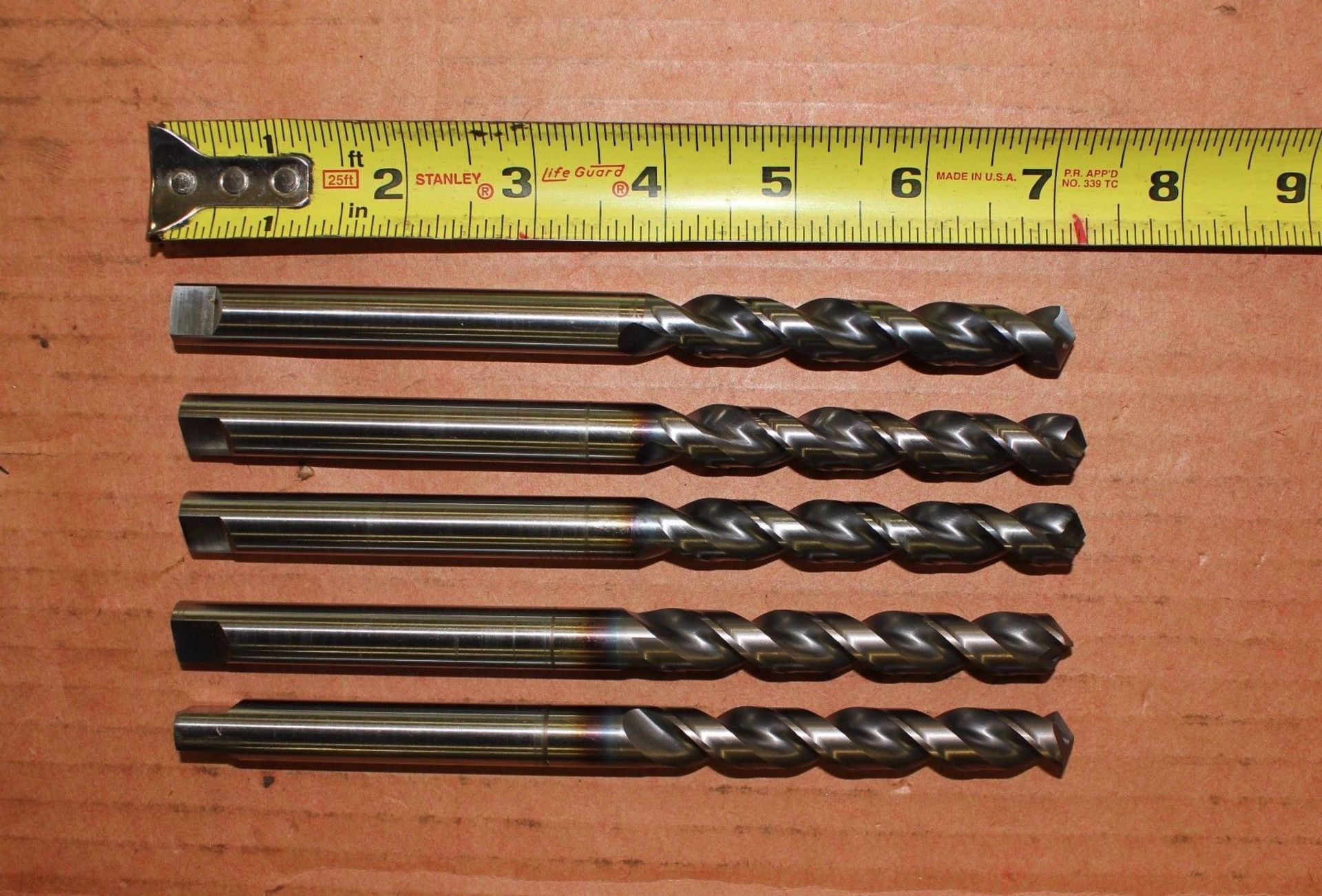 150 Brand New Coolant Thru Guhring .4916" Diameter Cobalt Drills With Coating - Bild 2 aus 6