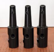 3 Piece Set of 3/8" Tapered End Mill Holders (5" Long)