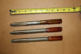 Set of 3 Brand New Morse Taper 2 0.7495" Diameter Cleveland Twist Drill Reamer