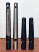 4 Piece Set of 1/4" & 5/16" Tapered End Mill Holders (4.5"-6.5" Long)