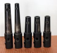 4 Piece Set of 12mm Tapered End Mill Holders (5"-7" Long)