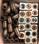 56 Pieces of Various Collet Adapters