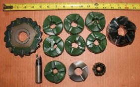 12 Piece of Spot Face Cutters, Saw Cutters, & Other Tooling Cutters