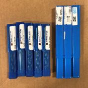 7 Piece Brand New 1/2" Solid Carbide End Mill Set