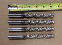 Set of 4 New Guhring 13.890mm (35/64") Diameter HSS Spiralbohrer Drills