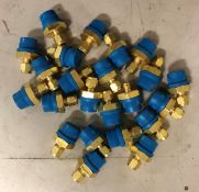 24 New Swagelok 6mm Tube OD 1/2" Thread Brass Tube Fitting Part# 6M-1-8RP