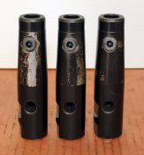 3 Piece Set of 5/8" Tapered End Mill Holders (5" Long)