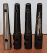 4 Piece Set of 7/16" Tapered End Mill Holders (7" Long)