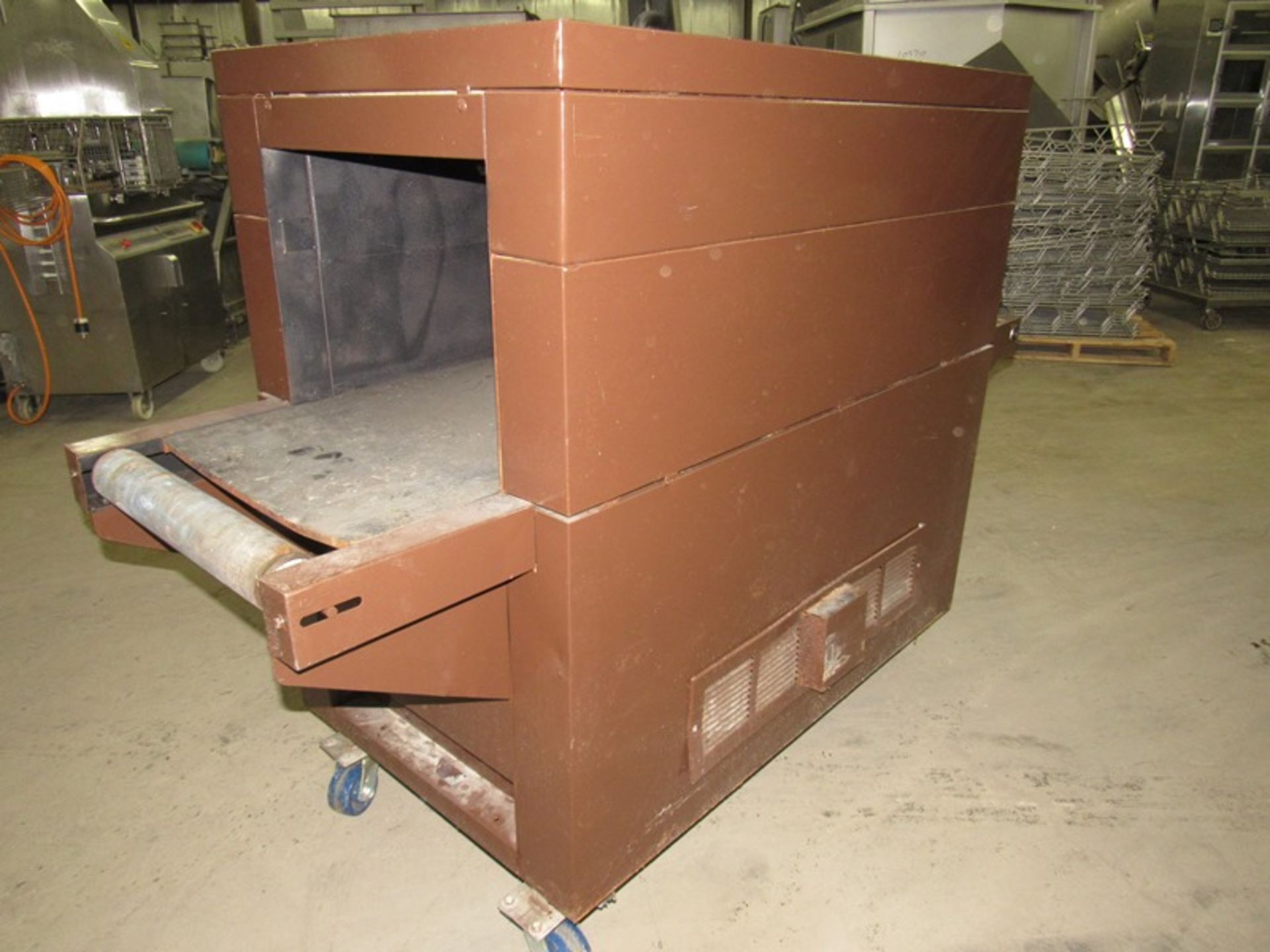Beseler Mdl. T20-9 Electric Shrink Tunnel, 21" W X 16" T X 51" L tunnel, 80" L conveyor (missing - Image 3 of 5