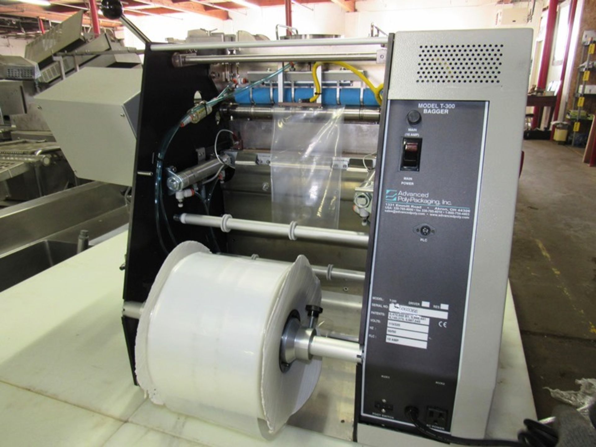 Advance Poly Packaging Inc. Mdl. T-300 Automatic Table Top Bagger with touch screen operation, bag - Image 3 of 7