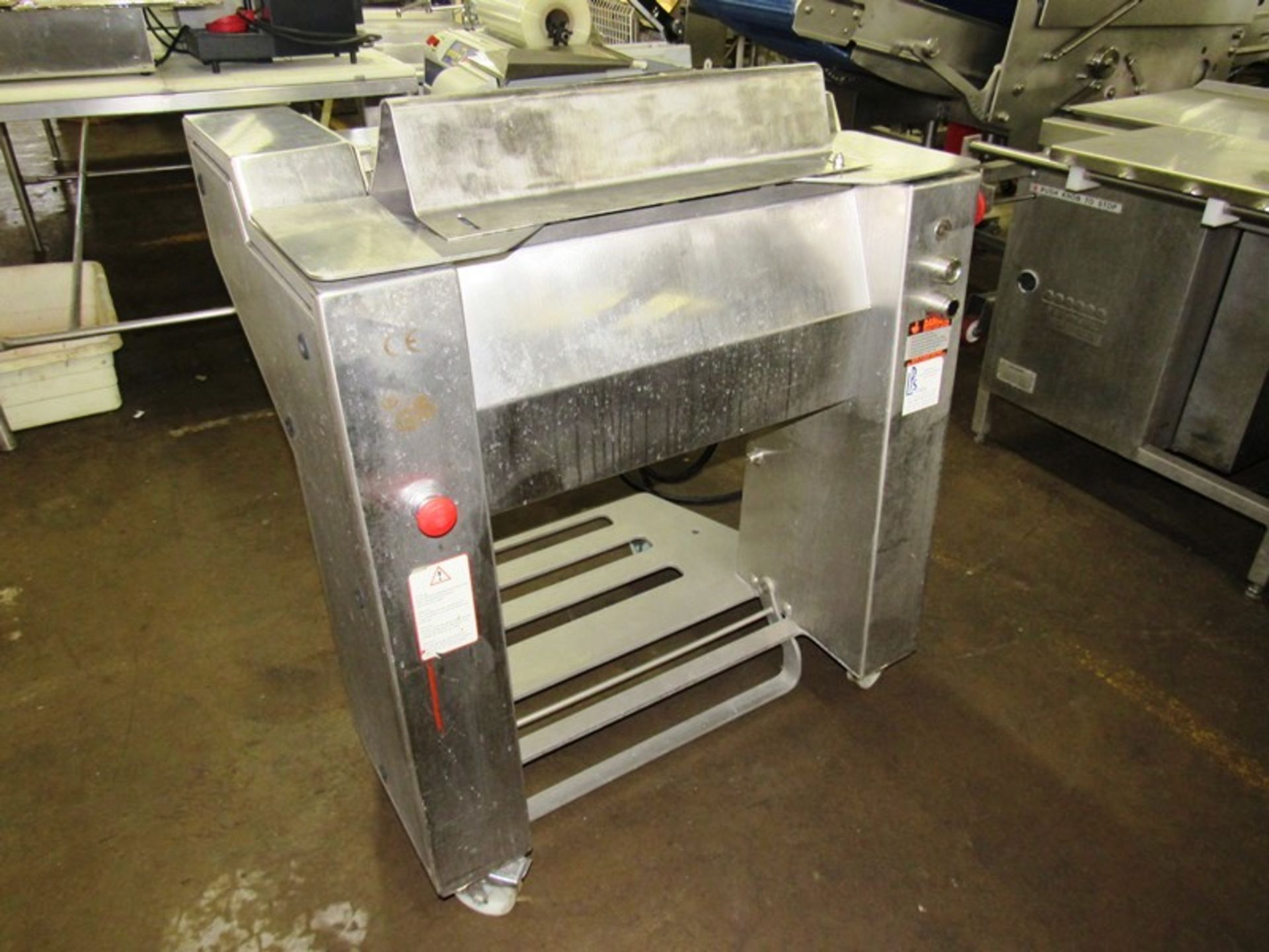 Maja Mdl. EVM4006/EFT Membrane Skinner, 22" W cutting width, Ser. #M47590, 1 h.p., 208/230/460