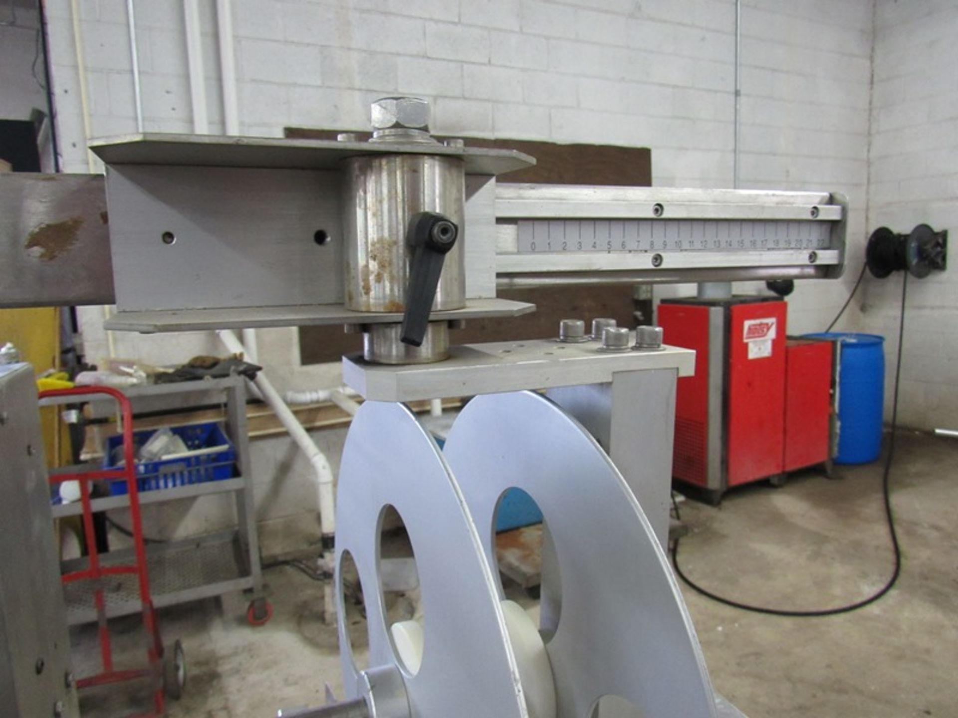 Digi-Europe Mdl. LA2600 Portable Conveyorized Label Applicator, missing belt, will accept 10" W X - Image 4 of 4